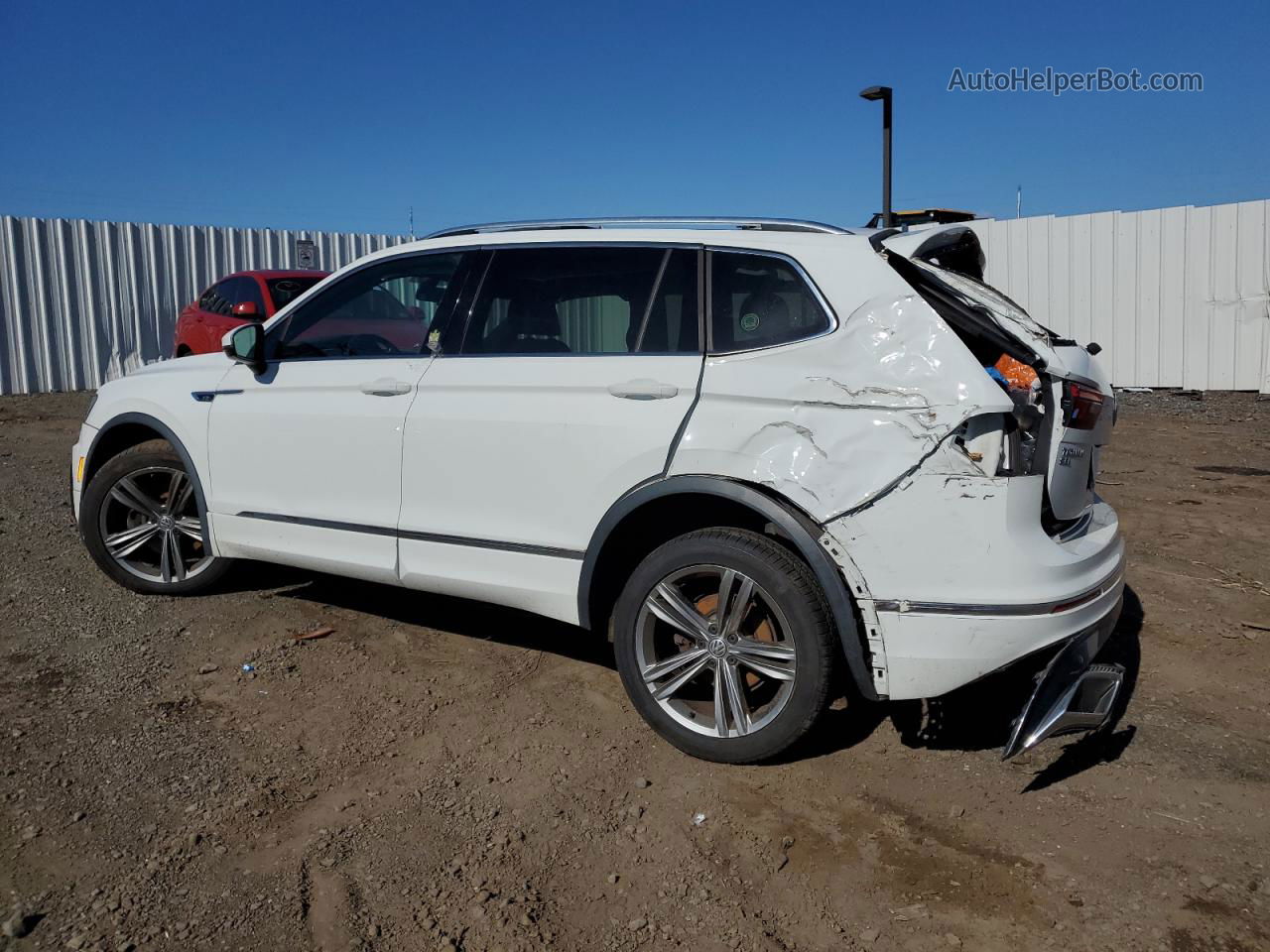 2019 Volkswagen Tiguan Se White vin: 3VV2B7AX4KM067371