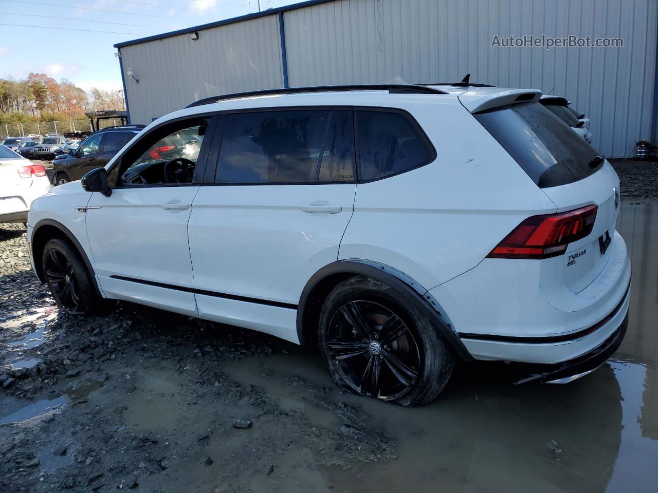 2019 Volkswagen Tiguan Se White vin: 3VV2B7AX4KM097650