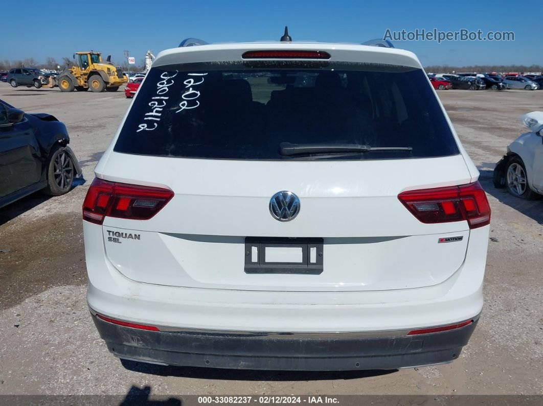 2019 Volkswagen Tiguan 2.0t Sel/2.0t Sel R-line/2.0t Sel R-line Black/2.0t Se White vin: 3VV2B7AX4KM176980