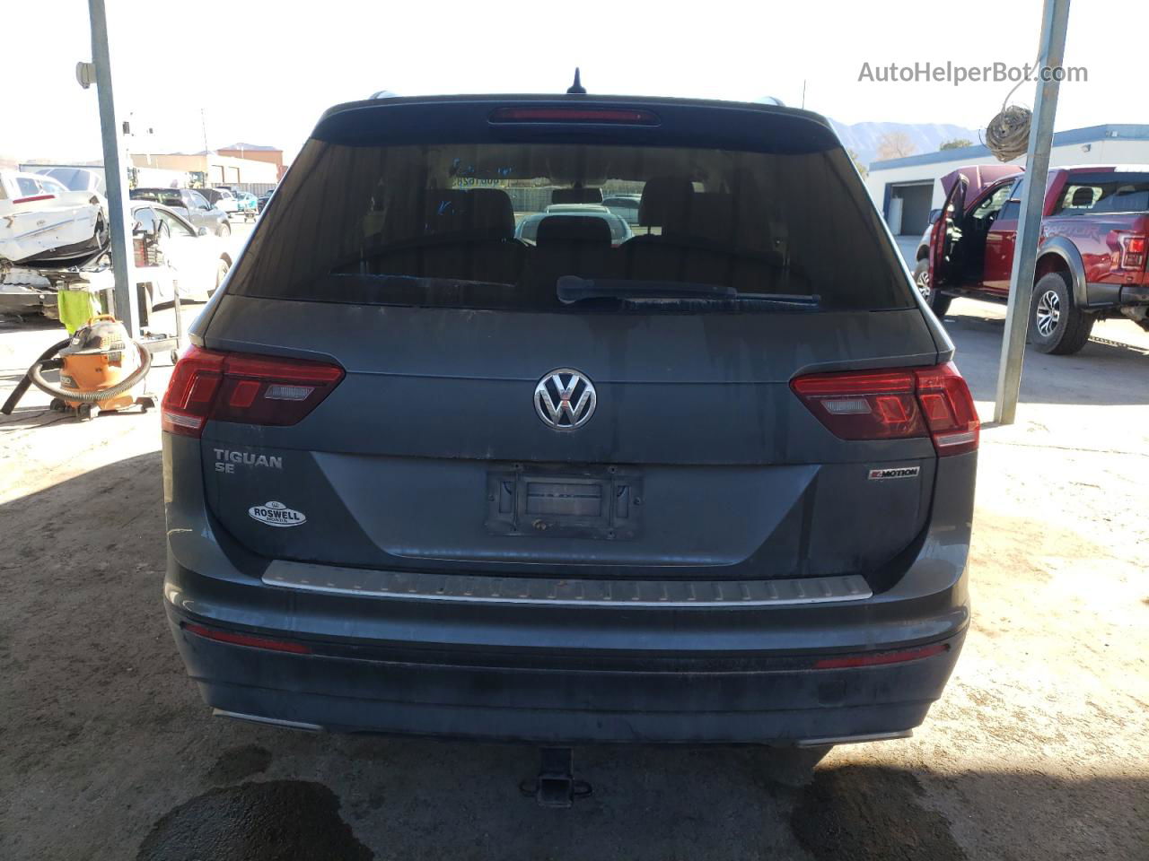 2019 Volkswagen Tiguan Se Gray vin: 3VV2B7AX4KM193553