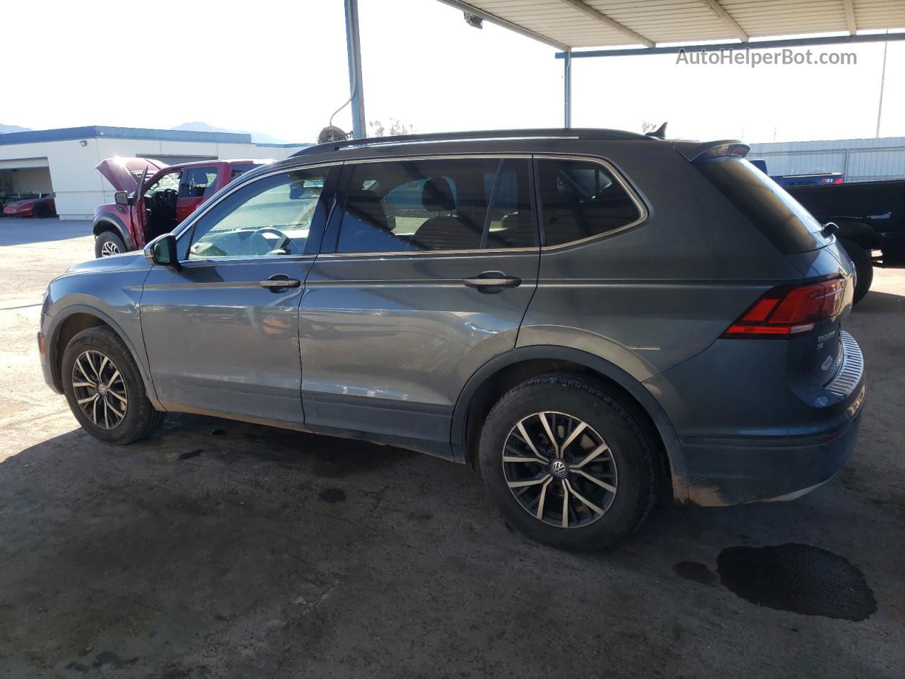 2019 Volkswagen Tiguan Se Gray vin: 3VV2B7AX4KM193553