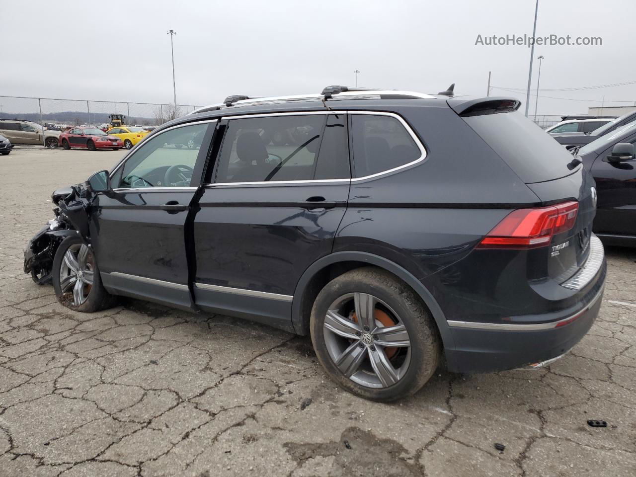 2021 Volkswagen Tiguan Se Черный vin: 3VV2B7AX4MM008307