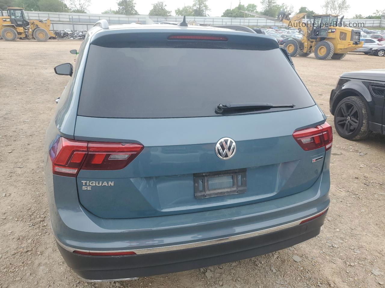 2021 Volkswagen Tiguan Se Синий vin: 3VV2B7AX4MM030291