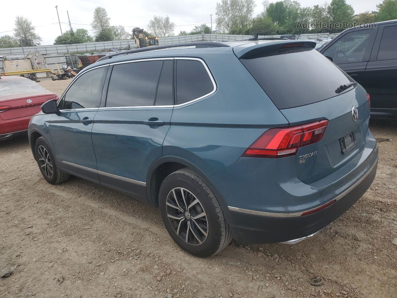 2021 Volkswagen Tiguan Se Blue vin: 3VV2B7AX4MM030291