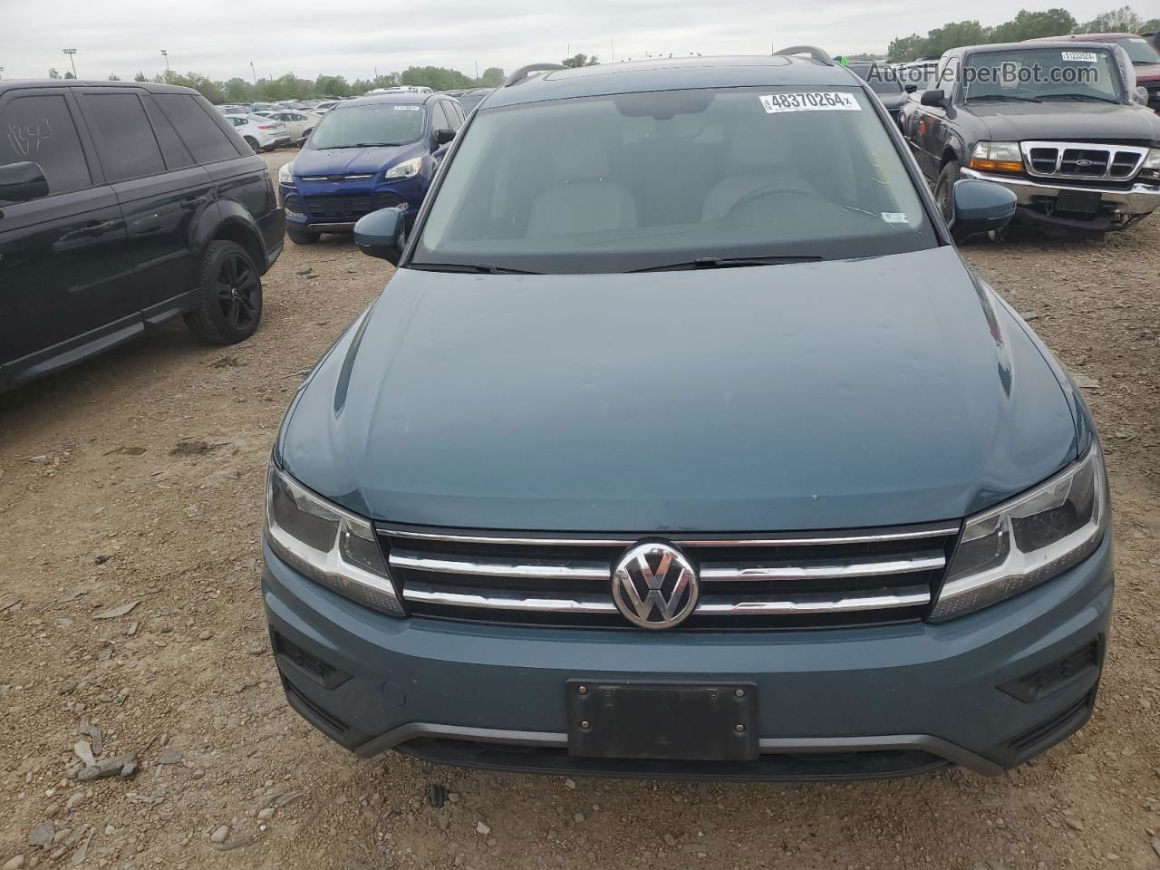 2021 Volkswagen Tiguan Se Blue vin: 3VV2B7AX4MM030291