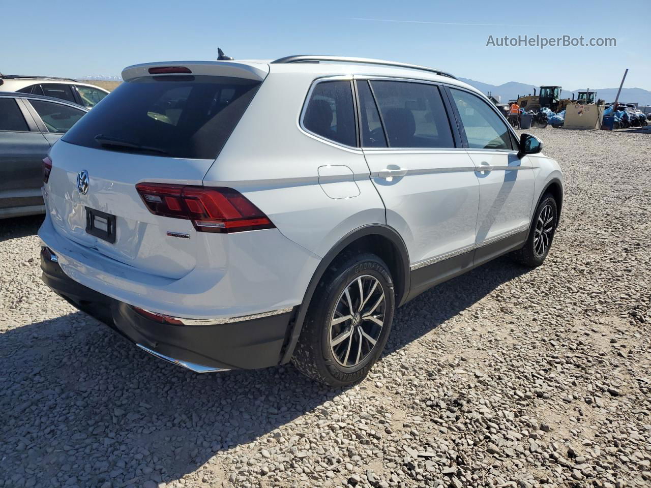 2021 Volkswagen Tiguan Se White vin: 3VV2B7AX4MM076395