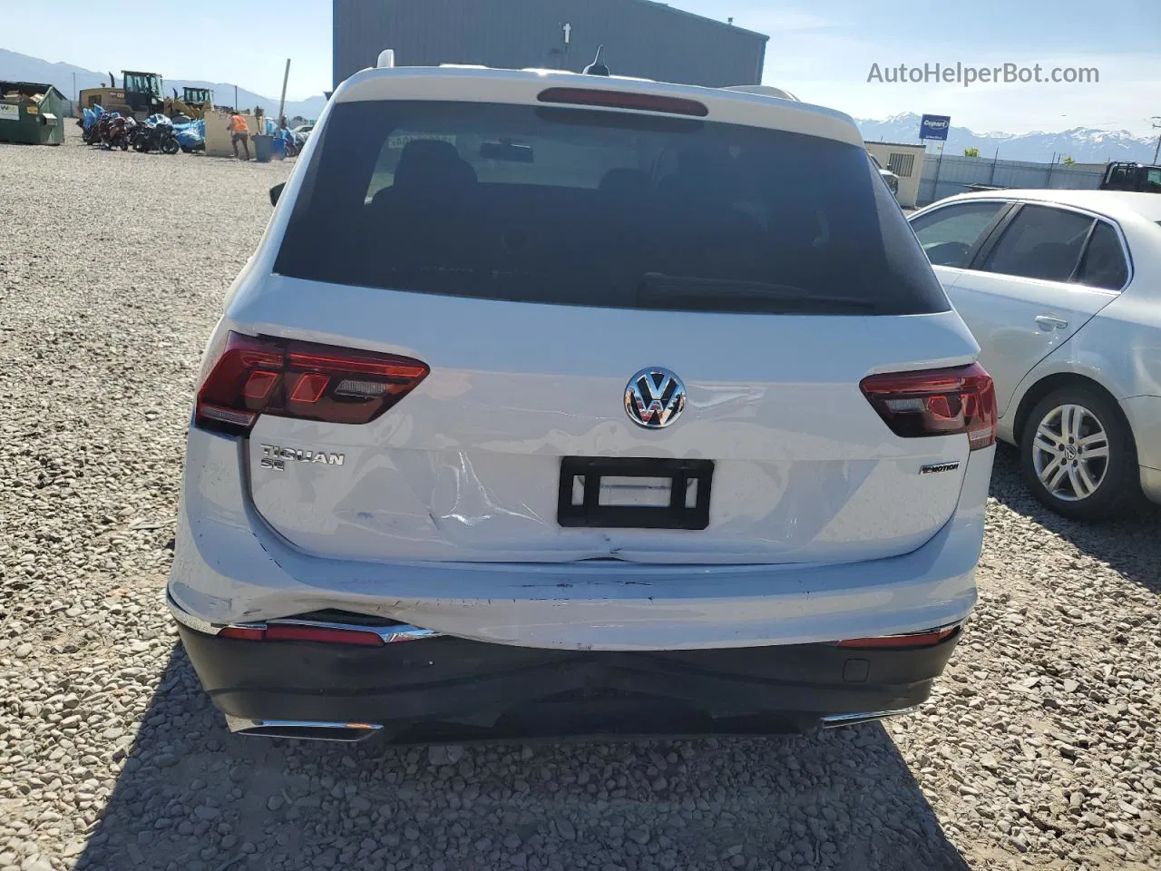 2021 Volkswagen Tiguan Se White vin: 3VV2B7AX4MM076395