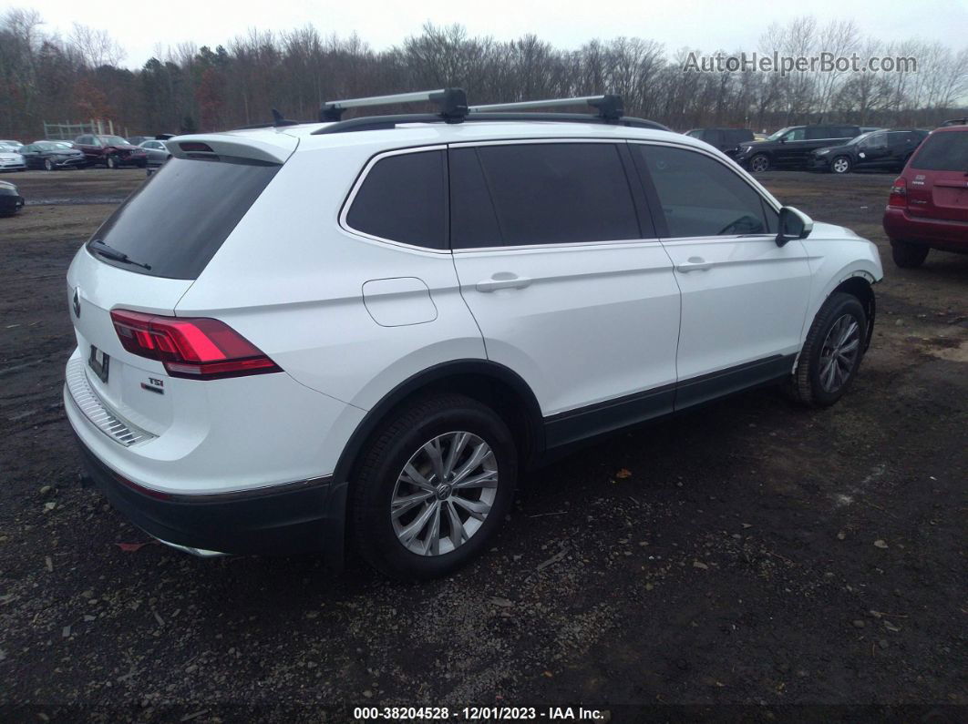 2018 Volkswagen Tiguan 2.0t Sel/2.0t Se White vin: 3VV2B7AX5JM139399