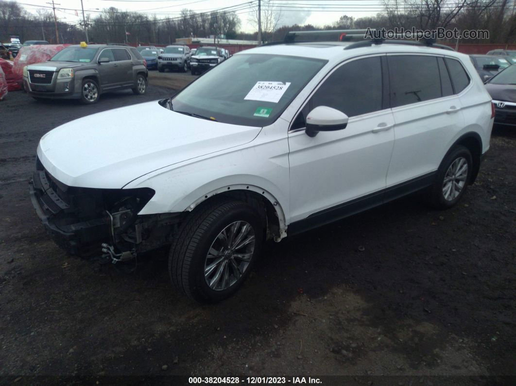 2018 Volkswagen Tiguan 2.0t Sel/2.0t Se White vin: 3VV2B7AX5JM139399