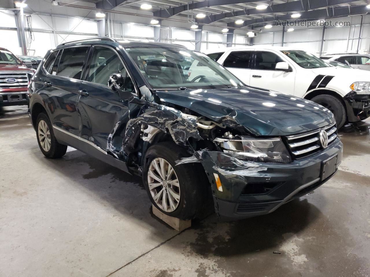 2018 Volkswagen Tiguan Se Green vin: 3VV2B7AX5JM180289