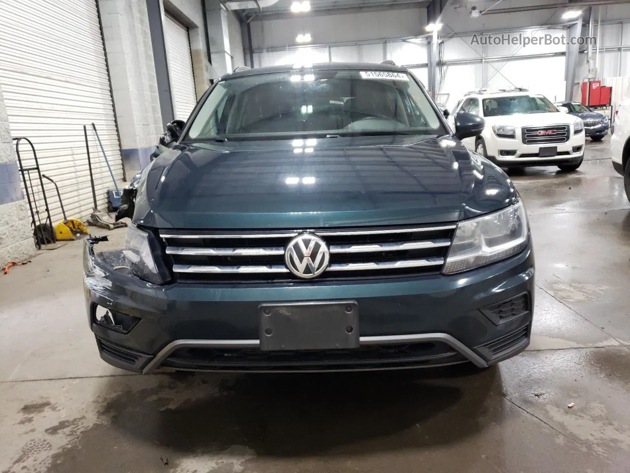 2018 Volkswagen Tiguan Se Green vin: 3VV2B7AX5JM180289