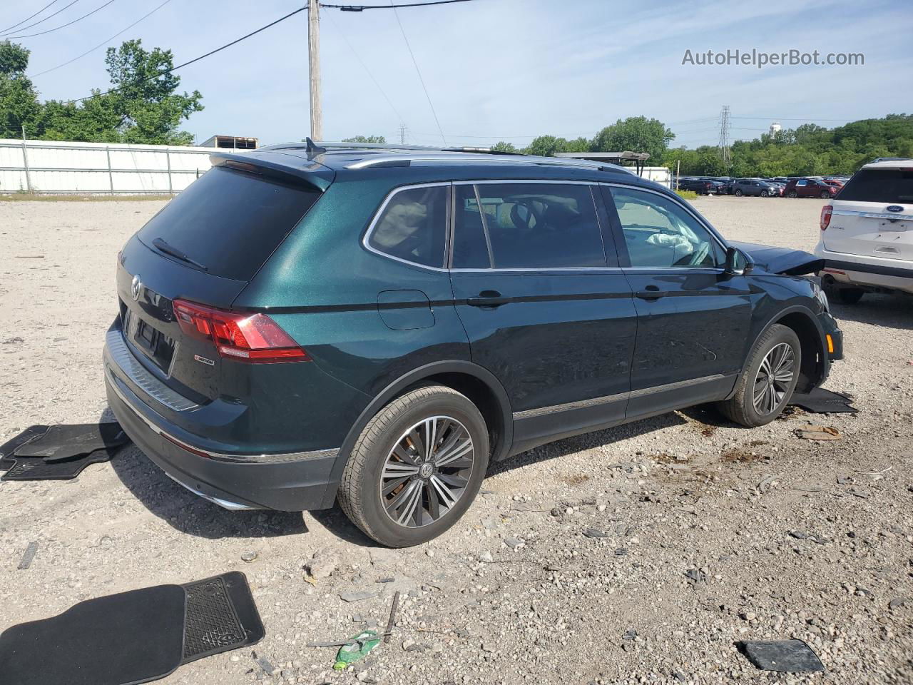 2019 Volkswagen Tiguan Se Green vin: 3VV2B7AX5KM116688