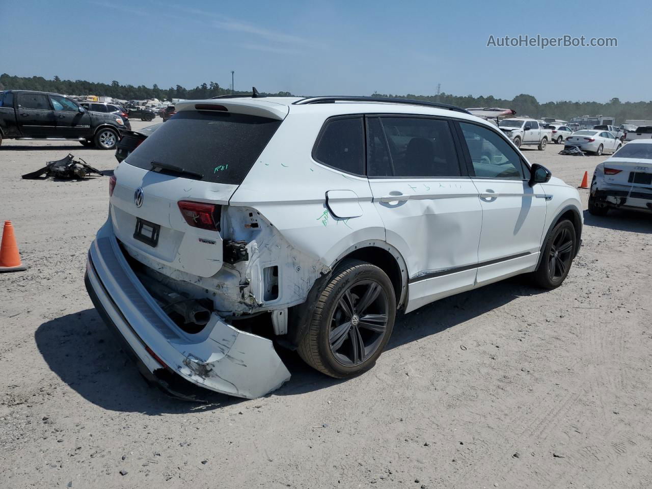 2019 Volkswagen Tiguan Se White vin: 3VV2B7AX5KM120191