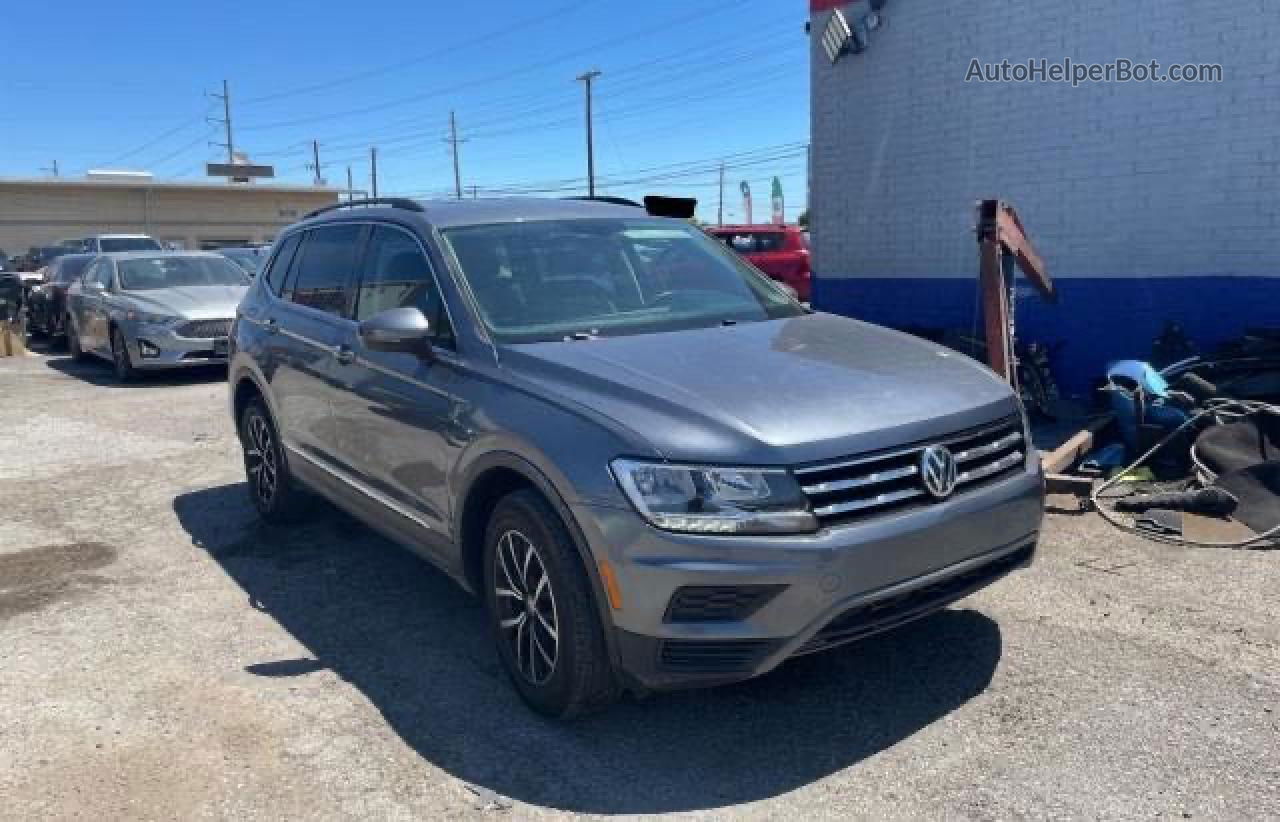 2021 Volkswagen Tiguan Se Серый vin: 3VV2B7AX5MM012494