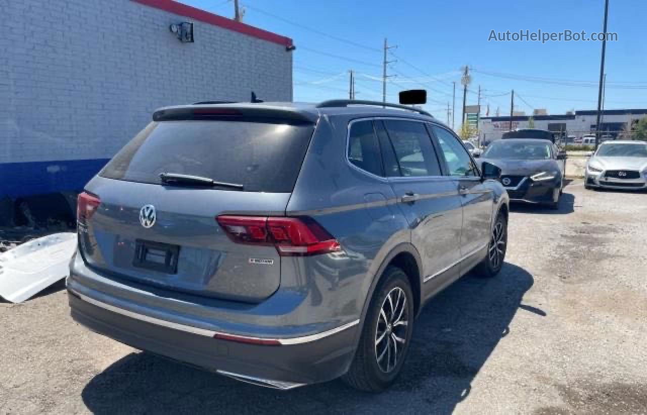 2021 Volkswagen Tiguan Se Серый vin: 3VV2B7AX5MM012494