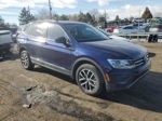 2021 Volkswagen Tiguan Se Синий vin: 3VV2B7AX5MM108416