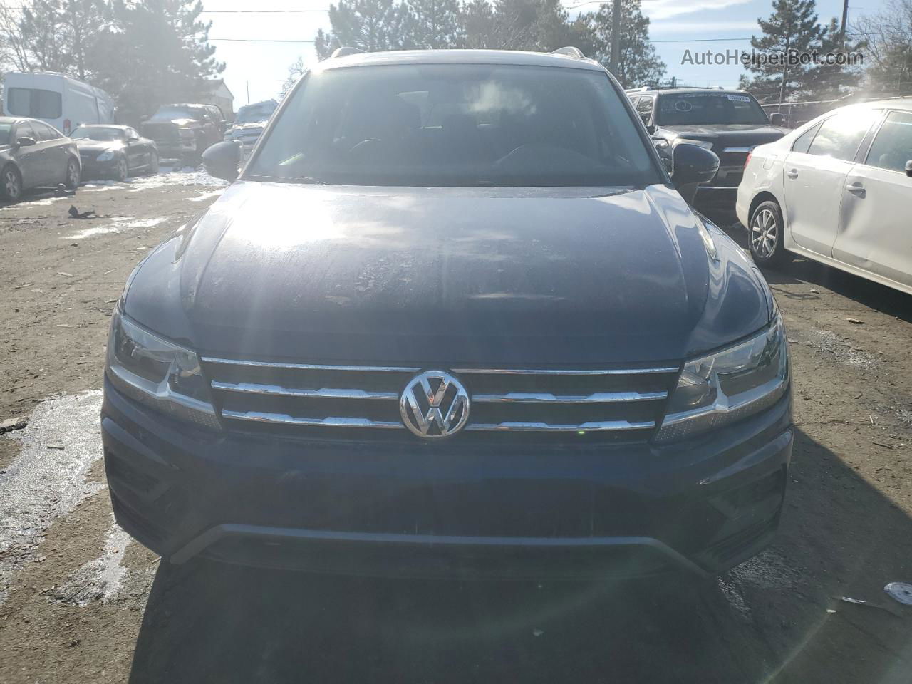 2021 Volkswagen Tiguan Se Blue vin: 3VV2B7AX5MM108416