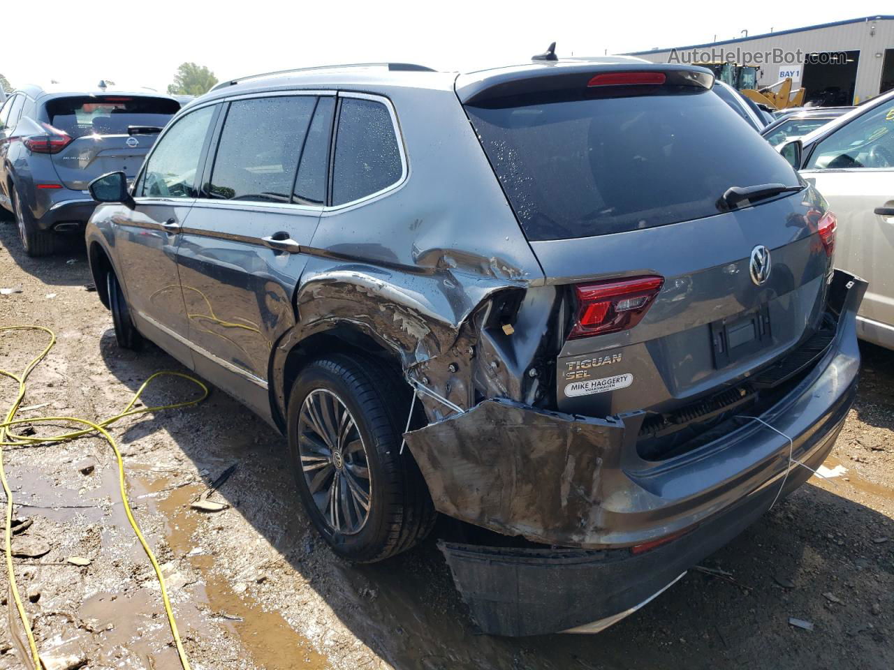 2018 Volkswagen Tiguan Se Gray vin: 3VV2B7AX6JM003928