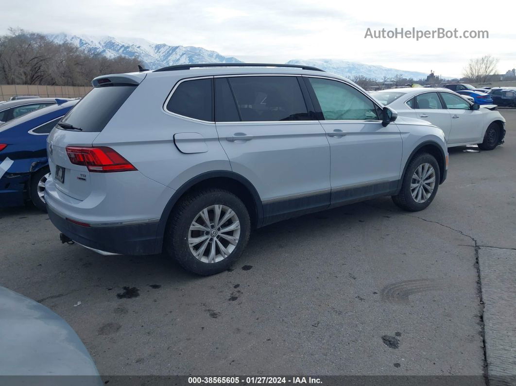 2018 Volkswagen Tiguan 2.0t Se/2.0t Sel Silver vin: 3VV2B7AX6JM011818