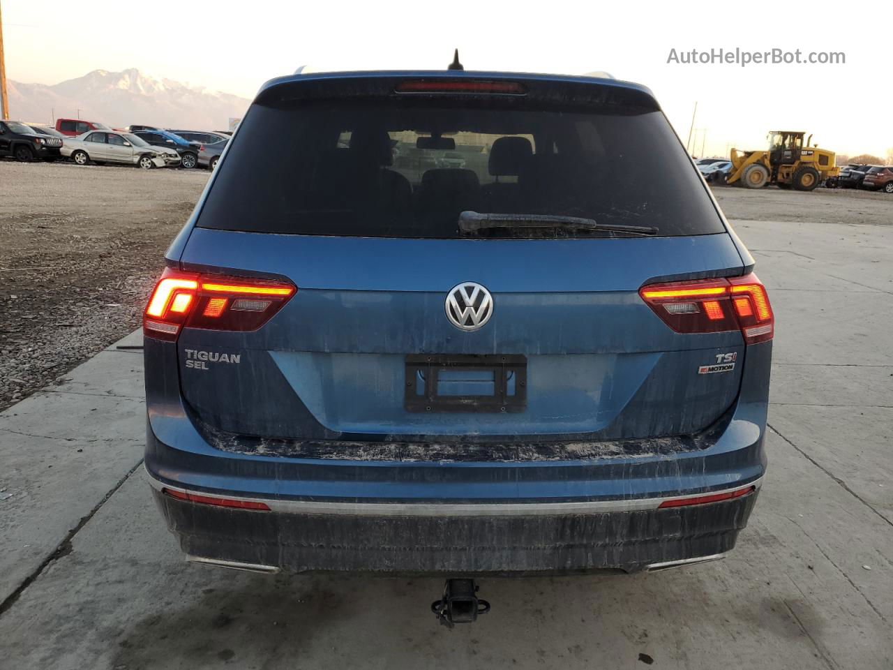 2018 Volkswagen Tiguan Se Blue vin: 3VV2B7AX6JM018767