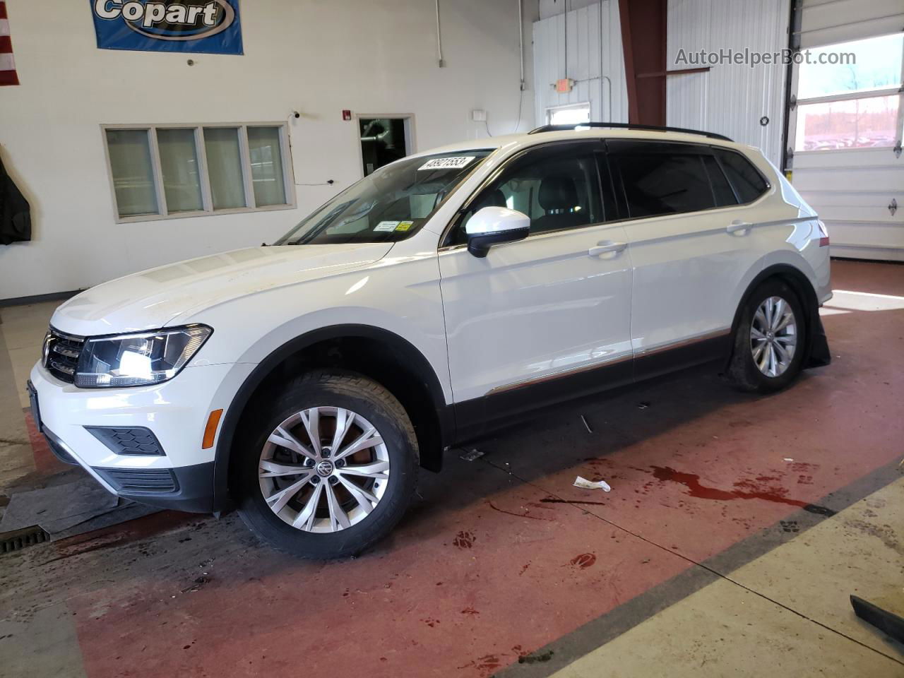 2018 Volkswagen Tiguan Se Белый vin: 3VV2B7AX6JM044866