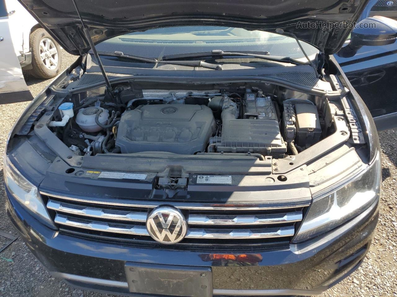 2018 Volkswagen Tiguan Se Черный vin: 3VV2B7AX6JM069234