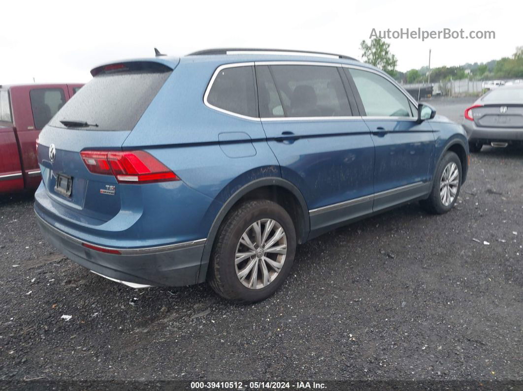 2018 Volkswagen Tiguan   Blue vin: 3VV2B7AX6JM166370