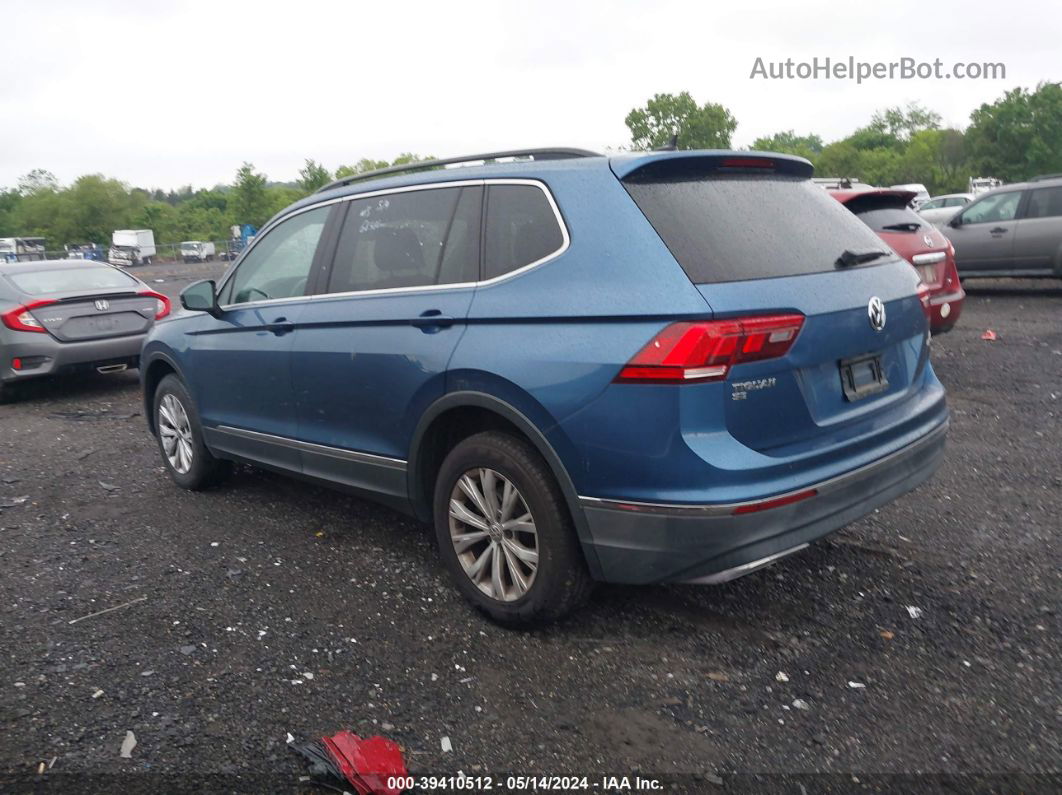 2018 Volkswagen Tiguan   Blue vin: 3VV2B7AX6JM166370