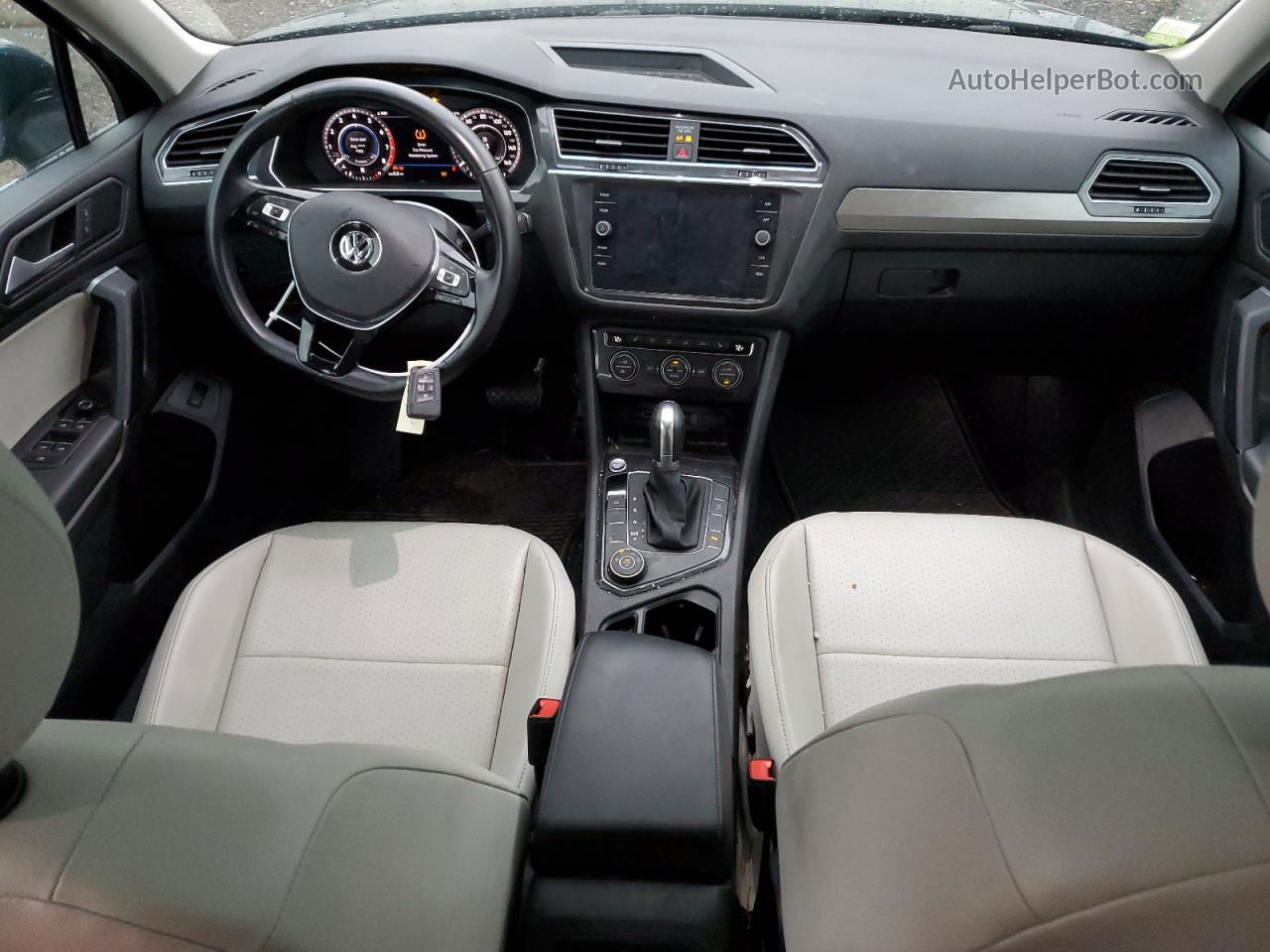 2019 Volkswagen Tiguan Se Бирюзовый vin: 3VV2B7AX6KM018687