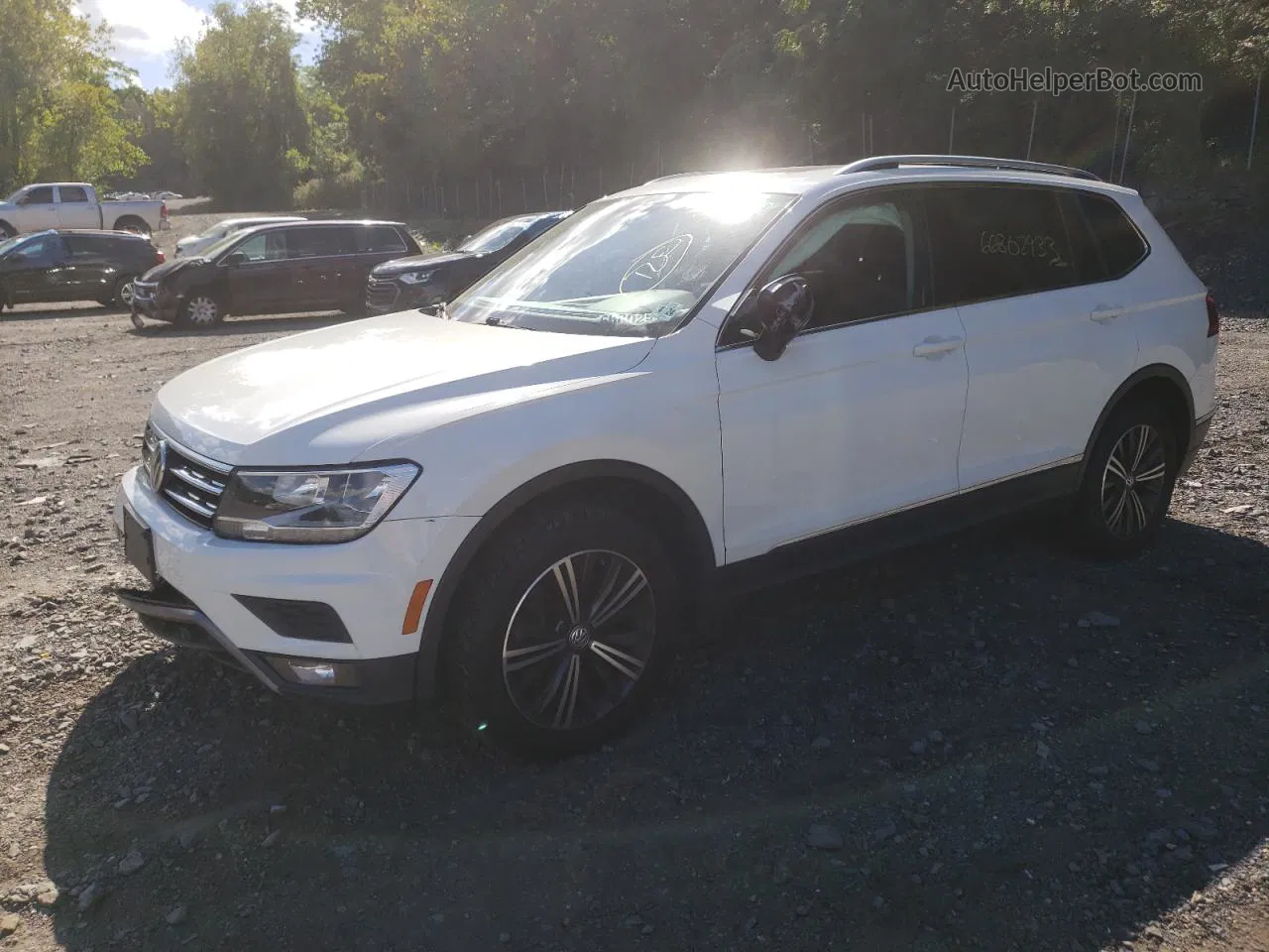 2019 Volkswagen Tiguan Se Белый vin: 3VV2B7AX6KM029429