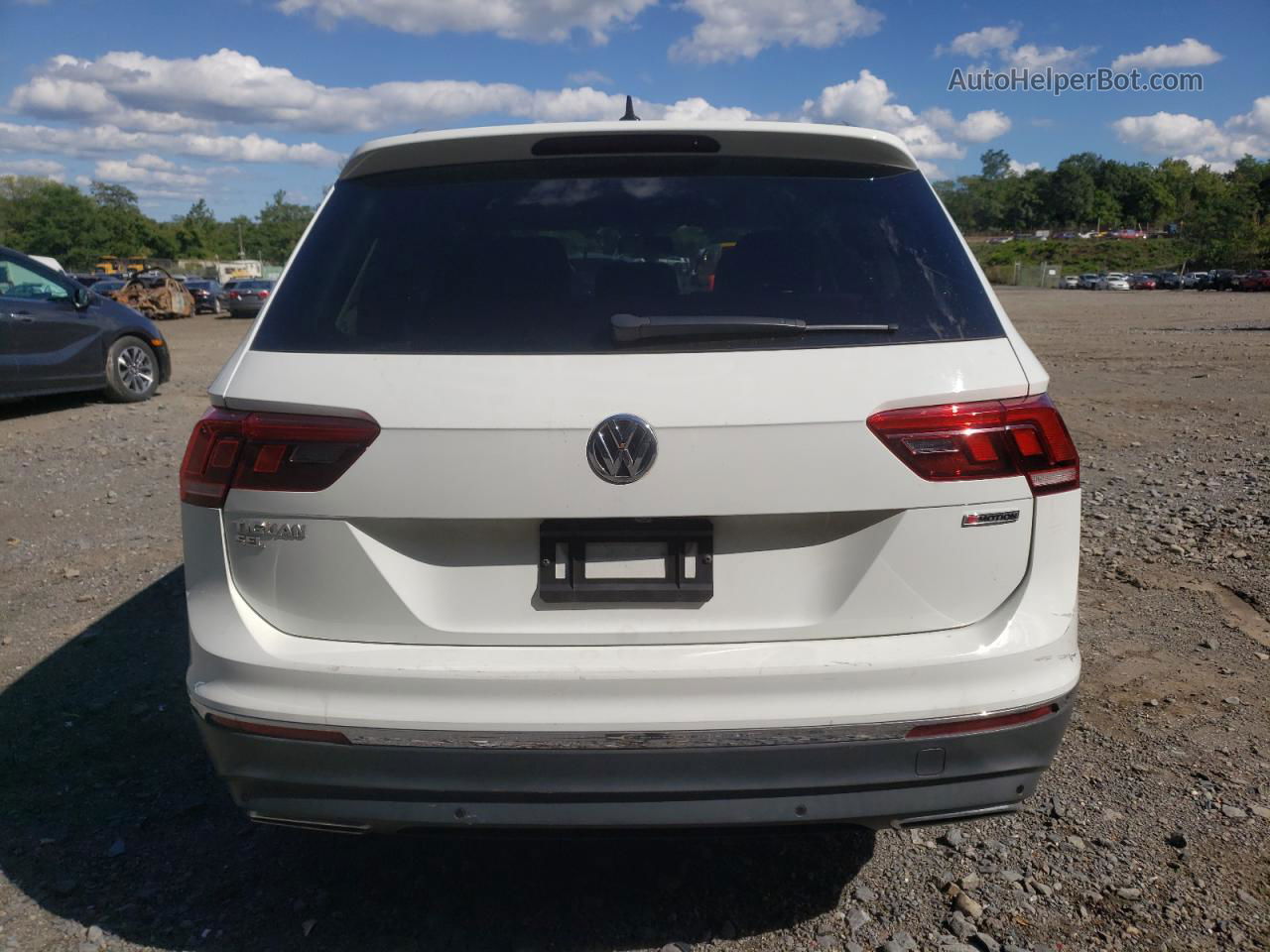 2019 Volkswagen Tiguan Se Белый vin: 3VV2B7AX6KM029429