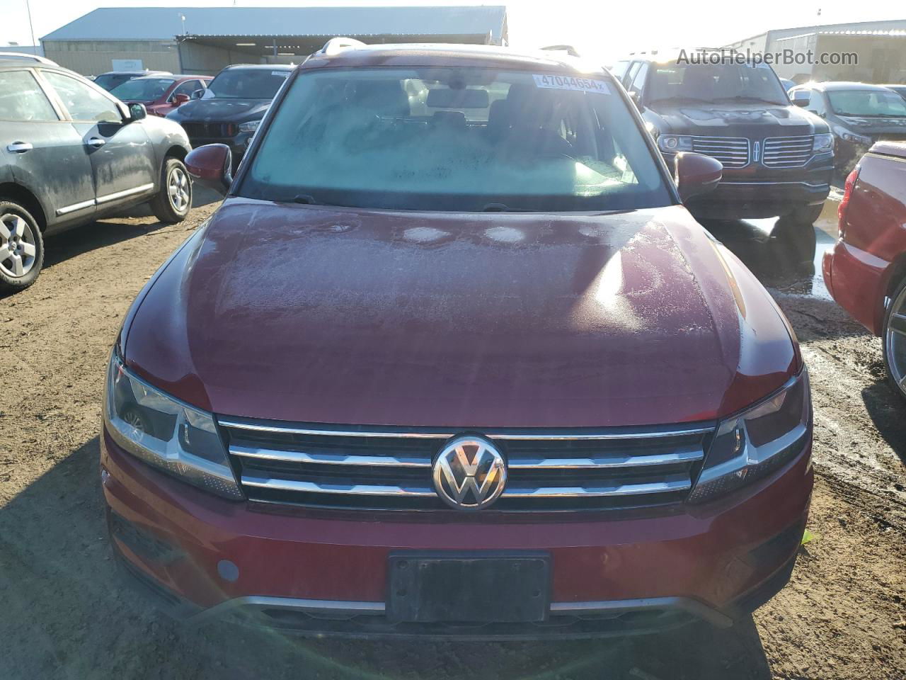 2019 Volkswagen Tiguan Se Красный vin: 3VV2B7AX6KM047106