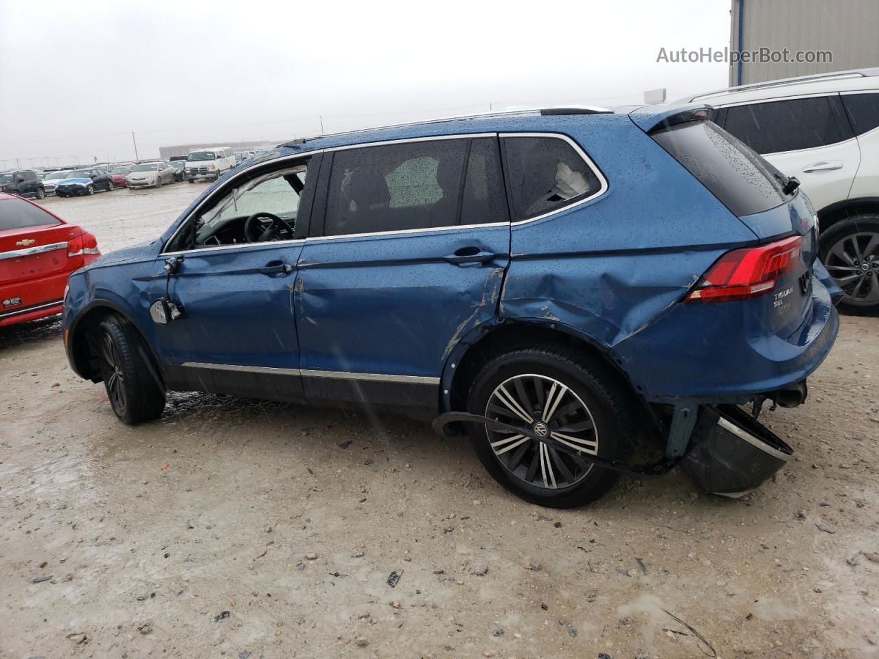 2019 Volkswagen Tiguan Se Blue vin: 3VV2B7AX6KM083684