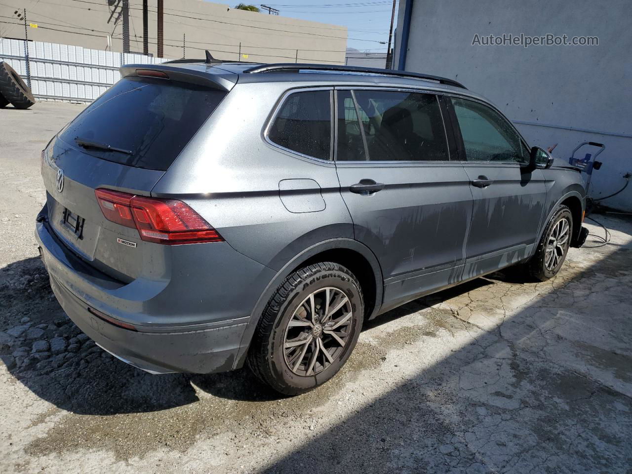 2019 Volkswagen Tiguan Se Gray vin: 3VV2B7AX6KM089288