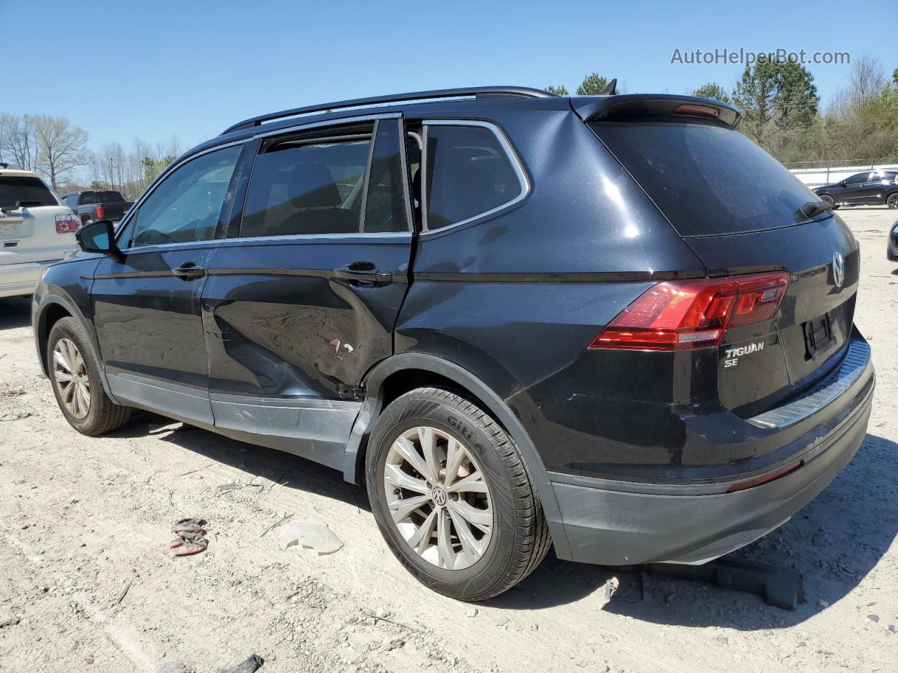 2019 Volkswagen Tiguan Se Black vin: 3VV2B7AX6KM138084