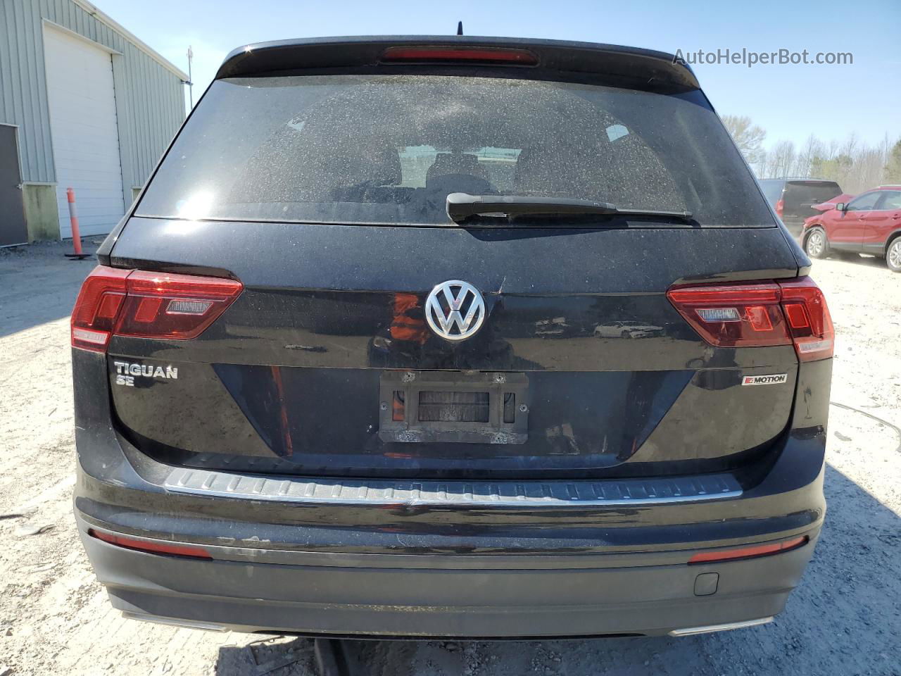 2019 Volkswagen Tiguan Se Black vin: 3VV2B7AX6KM138084