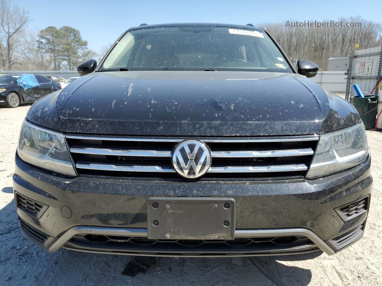 2019 Volkswagen Tiguan Se Черный vin: 3VV2B7AX6KM138084