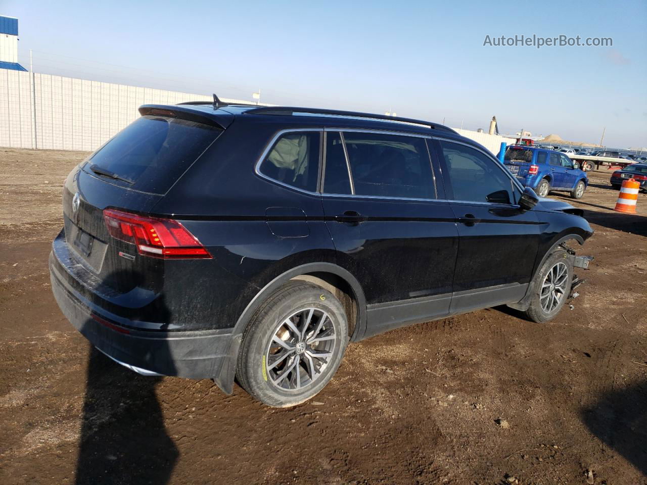 2019 Volkswagen Tiguan Se Black vin: 3VV2B7AX6KM171893