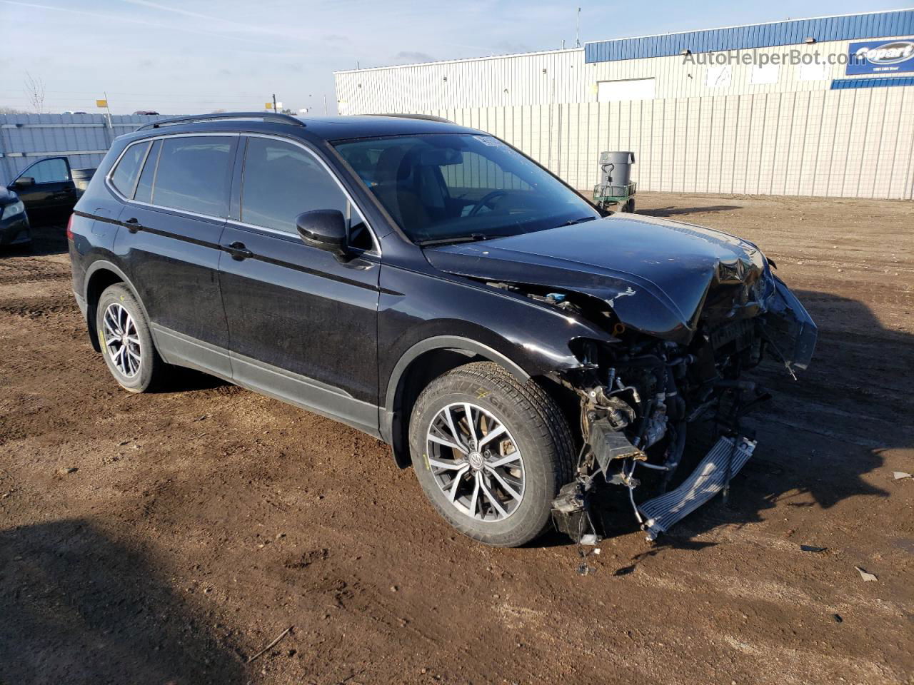 2019 Volkswagen Tiguan Se Black vin: 3VV2B7AX6KM171893