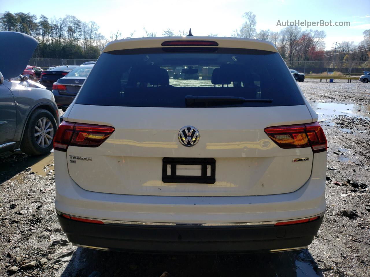 2021 Volkswagen Tiguan Se White vin: 3VV2B7AX6MM008907