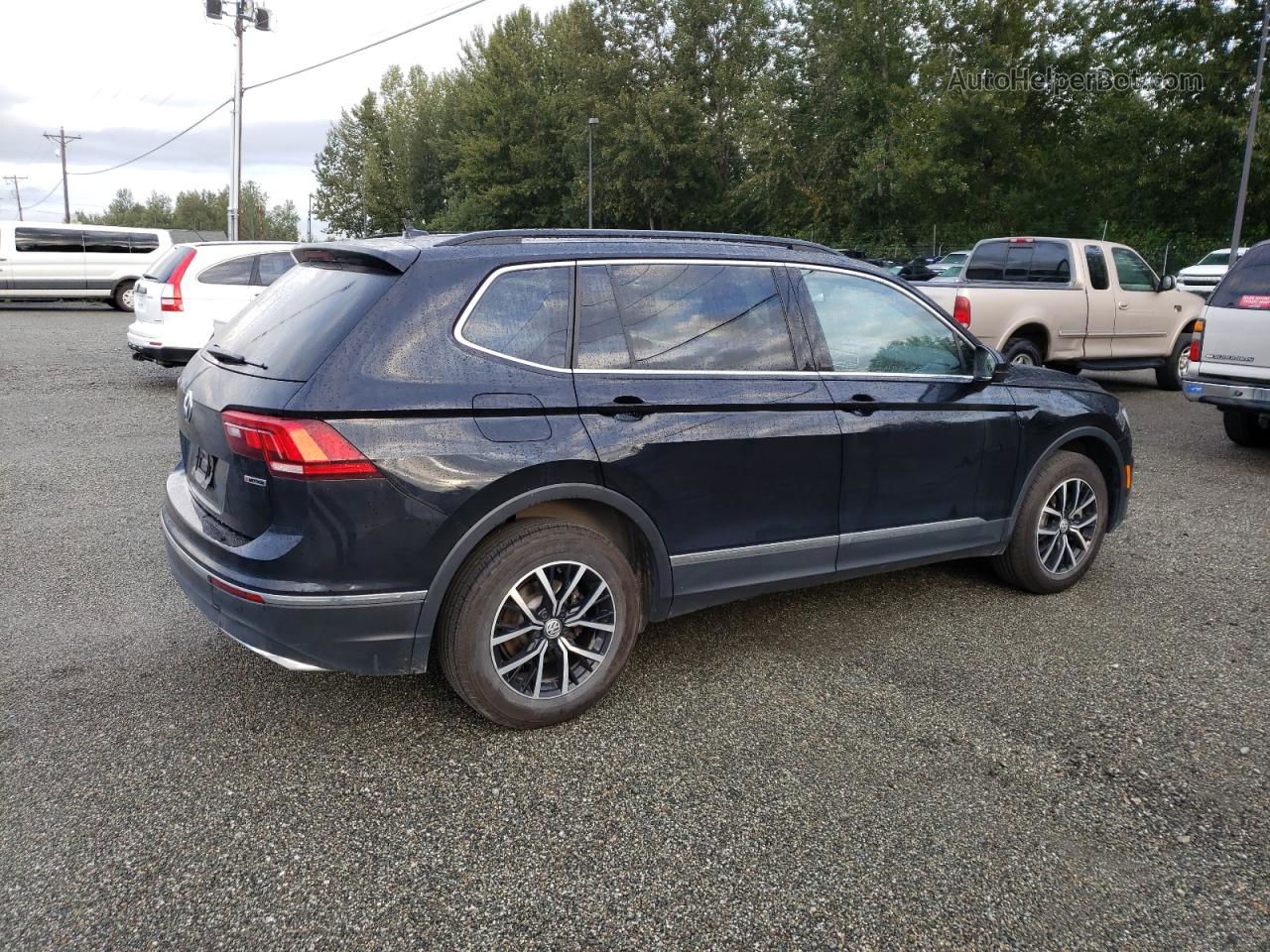 2021 Volkswagen Tiguan Se Black vin: 3VV2B7AX6MM093862