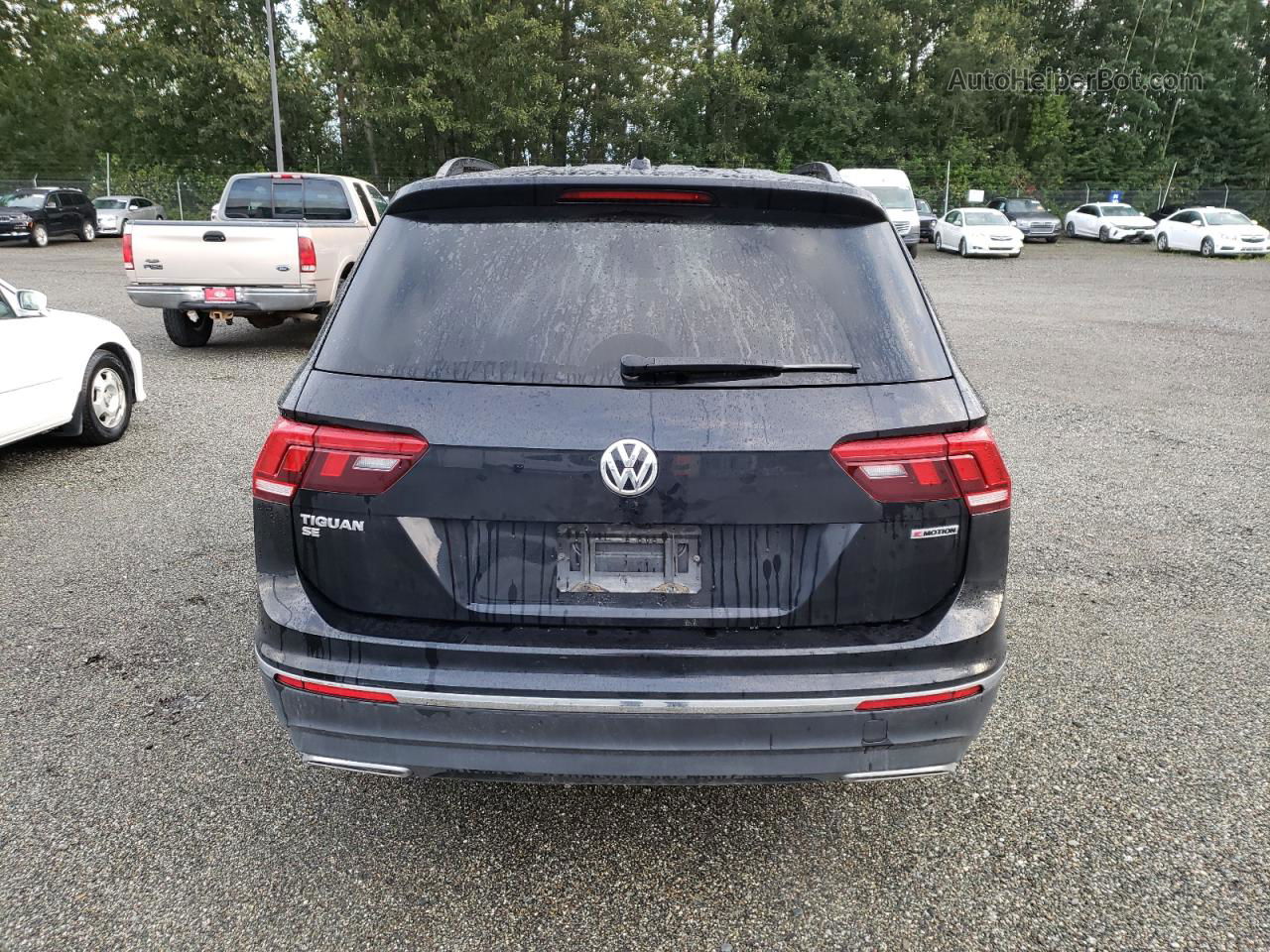 2021 Volkswagen Tiguan Se Black vin: 3VV2B7AX6MM093862