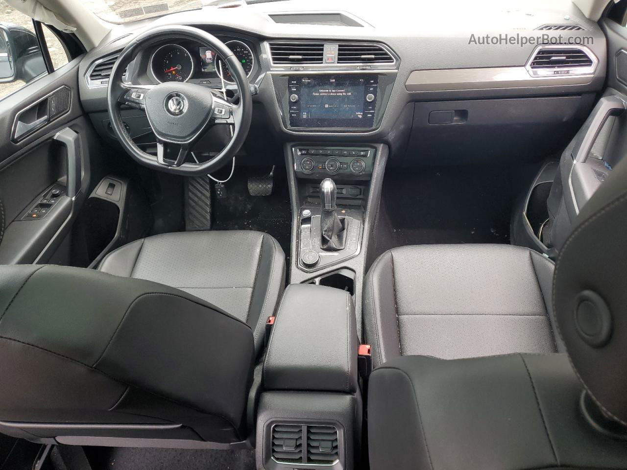 2018 Volkswagen Tiguan Se Черный vin: 3VV2B7AX7JM101642