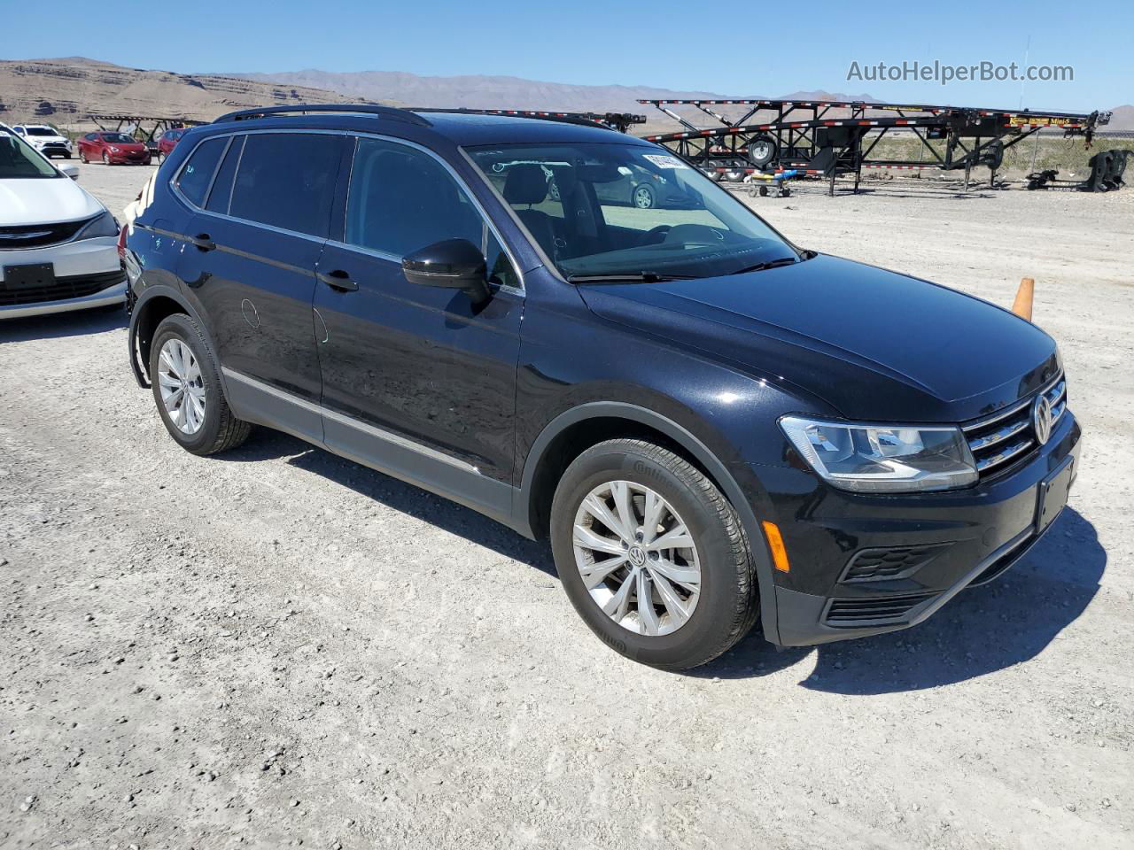 2018 Volkswagen Tiguan Se Black vin: 3VV2B7AX7JM140621