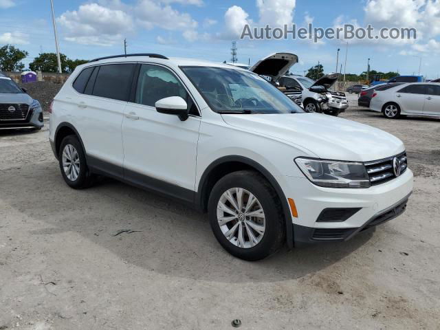 2018 Volkswagen Tiguan Se White vin: 3VV2B7AX7JM178950