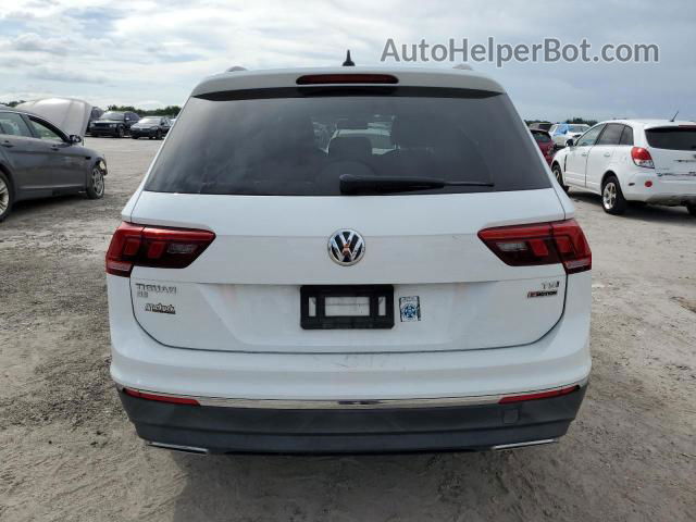 2018 Volkswagen Tiguan Se White vin: 3VV2B7AX7JM178950