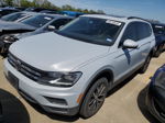 2018 Volkswagen Tiguan Se White vin: 3VV2B7AX7JM216371