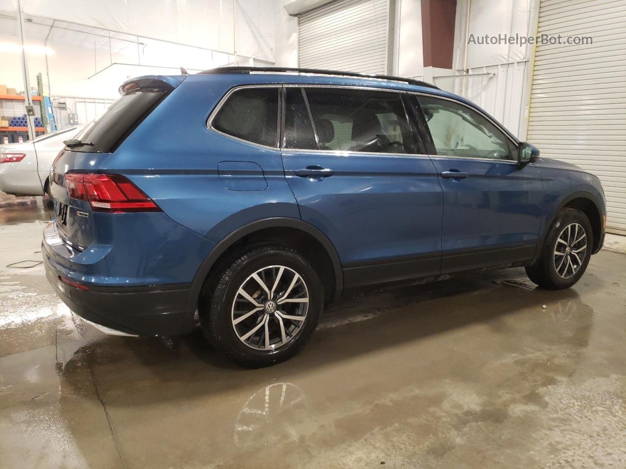 2019 Volkswagen Tiguan Se Blue vin: 3VV2B7AX7KM010789