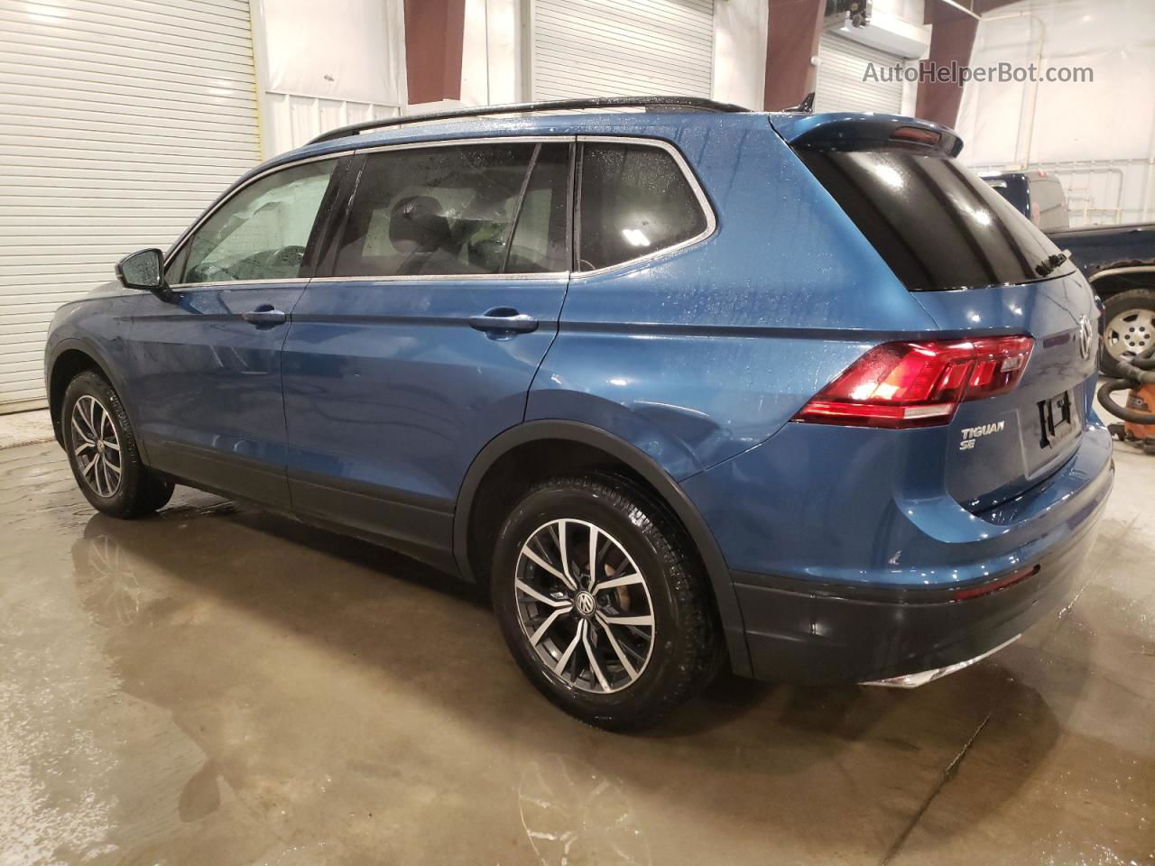 2019 Volkswagen Tiguan Se Blue vin: 3VV2B7AX7KM010789