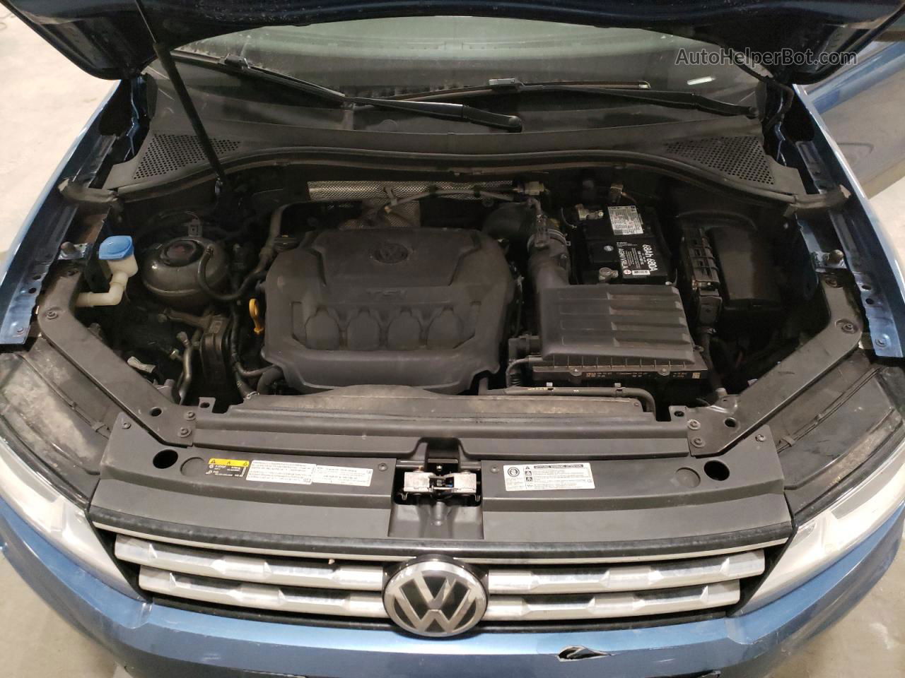 2019 Volkswagen Tiguan Se Blue vin: 3VV2B7AX7KM010789